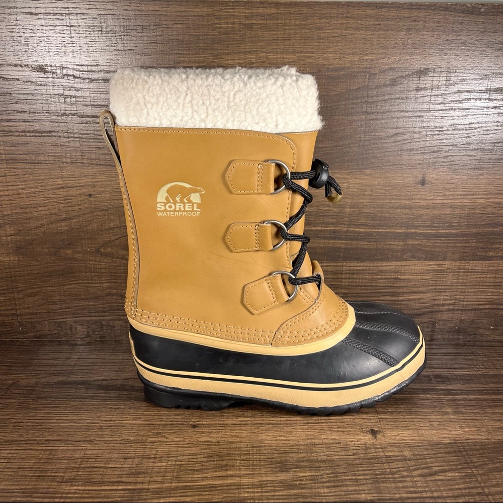 Sorel Kid Yoot PAC TP Tan Waterproof Winter Boots